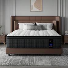 10/12/14 Inch Hybrid Memory Foam Mattress, Individually Pocket Spring, Knitted Weaving Method, Breathable, Flame Retardant Protection, Strong Edge Support, Motion Isolation-Twin, Full, Queen, King Bed Size Options Medium Firm Mattress In A Box - 10英吋 - 查看 1