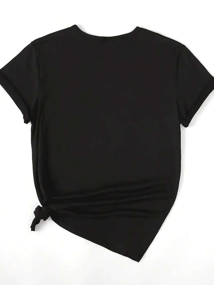Women T-Shirts - Black - View 2