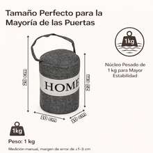 Tope de Puerta Decorativo Multifunción, Sujeta Puertas Antiviento, Diseño Suave, Ideal para Dormitorio, Habitación Oficina - MO-12 - Ver 3