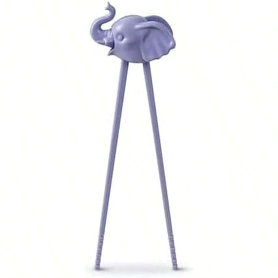 Genuine Fred MUNCHTIME Elephant Chopsticks, Picky Eater Solutions, Beginner Kids Reusable Chopsticks, Animated, Interactive Design, Fun Gift For Kids - Con voi - Xem 1