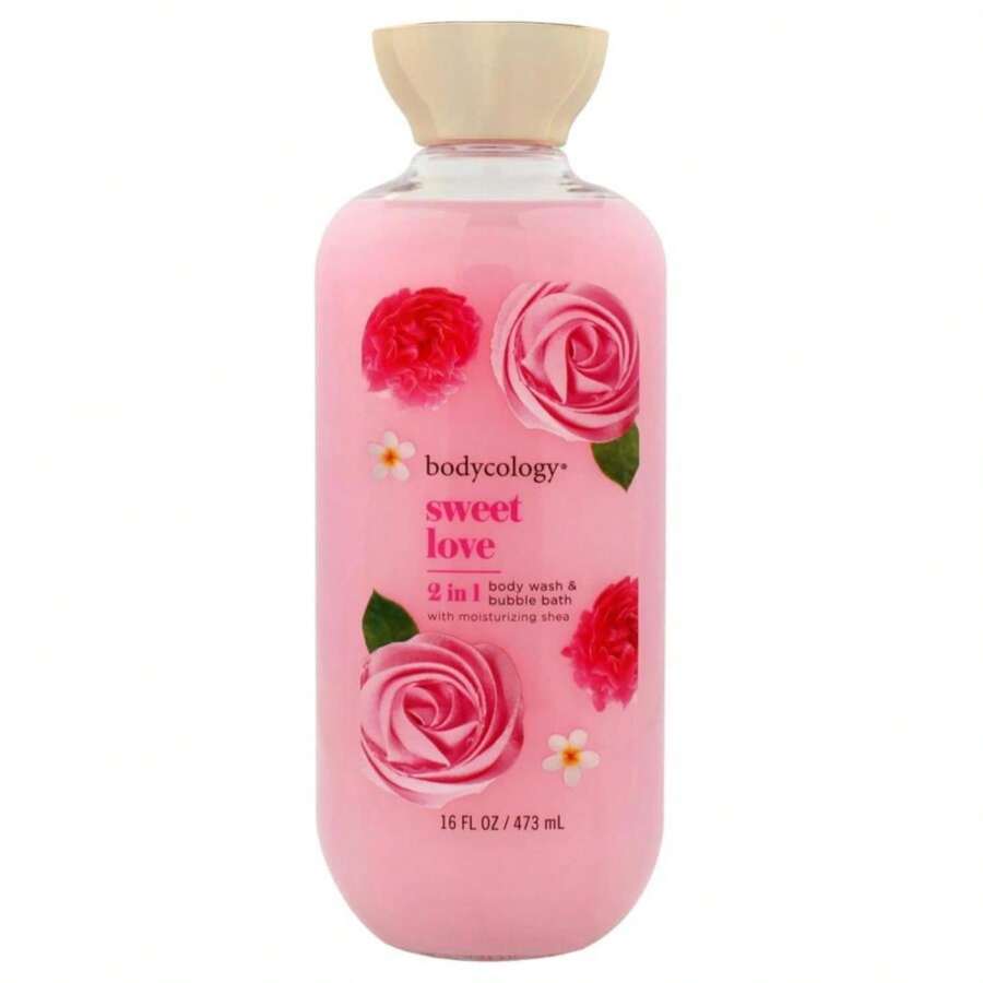 2 In 1 Body Wash And Bubble Bath - Sweet Love By Bodycology For Women - 16 Oz Body Wash - ColorA - 查看 1