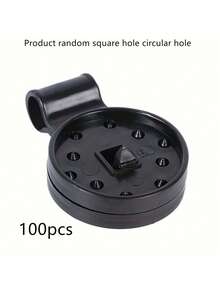 1-100pcs Sunshade Net Clips, Greenhouse Sunshade Cloth Clips, Plastic Fence Sunshade Net Clips, Anti-Insect Net Clips, Agricultural Sunshade Locks, Camping Tent Accessories - Black - View 13