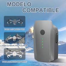 Artman Mavic Pro Batería 11.4V 3830mAh Intelligent Flight Batería de repuesto 2 Pack para  Mavic Pro MavicPro Platinum MavicPro Alpine White No sirve para Mavic 2 - blanco - Ver 3