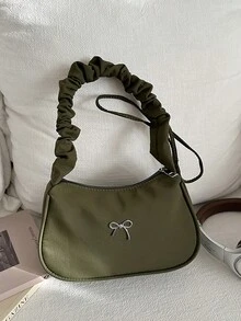 这款时尚简约、用途广泛的轻便单肩包采用拉链封口，可用作生日礼物袋、斜挎包或旅行包。它可装下钥匙、纸巾和其他必需品，非常适合少女使用，也是旅行、购物和其他外出活动的理想之选。斋月快乐！ - 彩色 - 查看 10