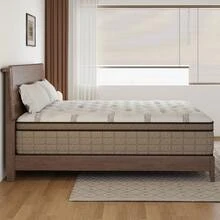 12"/14" Queen Mattres Twin Full Queen King Size Bed Mattress In A Box, Hybrid Pocket Spring Breathable Cotton Layer Mattress For Motion Isolation & Silent Sleep, Lumbar Support & Pressure Relief, Medium Firm - 12in Beige - 查看 10