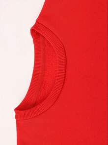 This Soft And Warm Disney Mickey Mouse Friends Print Hoodie Is Perfect For Everyday Casual Wear, Family Outings, And Other Occasions. - 紅色 - 查看 3