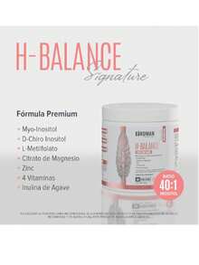 BIR DMAN H-Balance | Myo & D-Chiro Inositol, Citrato de Magnesio, Vitaminas y Zinc | Alta Concentración en Proporción 40:1 | Fórmula Premium Sin Aditivos | Sin Sabor | 30 Porciones | 222g - Blanco - Ver 7