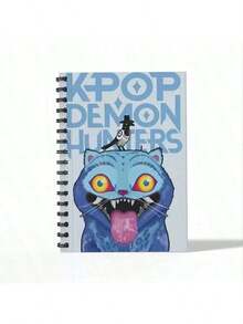 1pc KPOP Style A6 Notebook, Writing Pad, Sketchbook,  Spiral Notebook, Memo Book, Student Stationery, Back To School Supplies - Multicolor - View 2