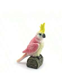 1pc Best-Selling Solid Static Bird Model, Cockatoo Parrot Ornament - Multicolor - View 17