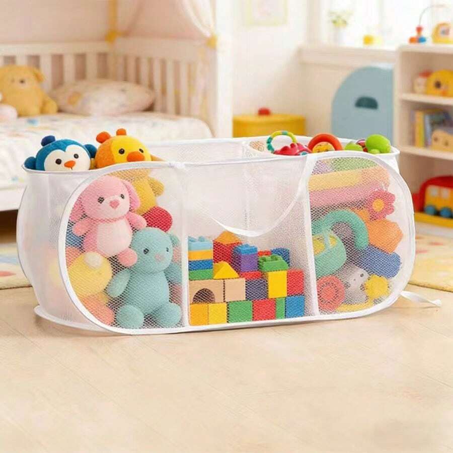 Thiết kế 2/3 ngăn, có thể dùng để phân loại và cất giữ quần áo bẩn, giỏ đựng đồ giặt gấp gọn dung tích lớn, cũng có thể dùng để đựng quần áo, đồ chơi và các vật dụng linh tinh. Đặc biệt thích hợp sử dụng trong phòng khách, phòng ngủ và phòng giặt ở nhà. Có nhiều màu sắc, nhẹ và tiện dụng.