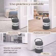Tope de Puerta Decorativo Multifunción, Sujeta Puertas Antiviento, Diseño Suave, Ideal para Dormitorio, Habitación Oficina - MO-12 - Ver 6