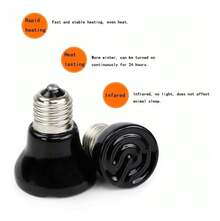 TendenciaFoco Infrarrojo De Cerámica Incubadora Termostato ReptilesCalidad premium - 100 W - Ver 5