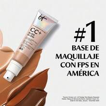 ¡RecomendadoIt Cosmetics CC Cream Nude Glow con Protector Solar FPS 40 + Suero Iluminador – Base de maquillaje con Niacinamida, Ácido Hialurónico, Cobertura Alta, Acabado Luminoso Natural, 32 ml¡Top de Temporada - Luz justa - Ver 8
