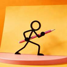 2026 New 1pc 3D Printed Pencil Holder - Funny Ornament Surprise Gift, Toy Figurine Model - Gift For Friends, Collection, Holidays, Birthday, Present - Multicolor - View 9