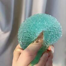 1/2 quả bóng bóp thủ công bằng dầu dừa màu xanh dương, đàn hồi chậm, đường kính 6cm, đồ chơi bóp giảm căng thẳng hình tròn, bóng bóp dễ thương, đồ chơi bóp tay đàn hồi dính, quà tặng tiệc tùng, đồ nhét túi quà. - Nhiều màu - Xem 2