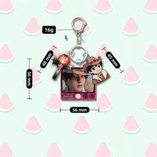 Mặt dây chuyền treo trang trí, có hình Lim Jae-Won, Park Sung-Hoon, Kim Seon-U, Seo Sung-Hyuk, phụ kiện móc khóa - Nhiều màu - Xem 3