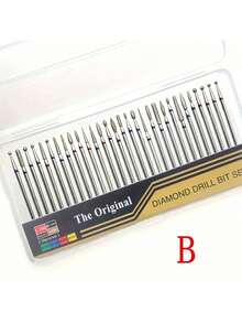 30pcs Nail Drill Bits Cuticle Cleaner Tungsten Steel Rotary Polishing File Grinding Heads Manicure Pedicure Nail Salon Tools - Multicolor - View 2