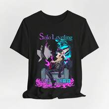 Solo Leveling Unisex Tee – Anime T-Shirt, Gift For Fans, Manga [...] - Black - View 1