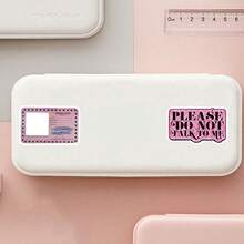50pcs Pink Korean Wave Stickers, Y2K Stickers, Aesthetic Stickers, Pop Culture Stickers, Waterproof Vinyl Stickers, Aesthetic Notebook & Laptop Sticker Set, Skateboard Stickers, Water Bottle Stickers, Notebook Stickers - Pink - View 8