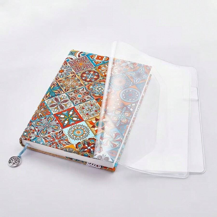 3pcs A5/B5/A4 Transparent Book Covers - Waterproof And Scratch-Resistant, Suitable For Notebooks And Planners, Reusable, Transparent Protective Sleeves, Scratch-Proof Clear Covers, School And Office Supplies - A5 Book Cover - View 1
