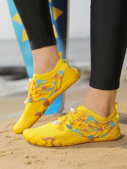 Barefoot Five-Finger Water Shoes, Wide Toe, Breathable Quick-Dry Water Shoes - Suitable For Fitness, Running, Hiking, Beach, Swimming, Surfing And Camping Outdoor Activities, Water Sports Shoes, Minimalist Athletic Shoes