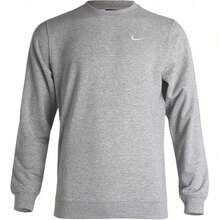 Áo nỉ cổ tròn Nike Club Ft, nam, màu xám. - Xám - Xem 15