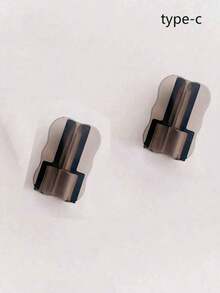 2-10 piezas Protector de cable de carga transparente negro de diseño ondulado, ligero. Funda protectora para cable de datos del teléfono con textura suave - Multicolor - Ver 12