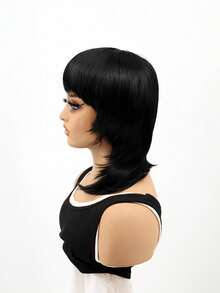 Short Layered Pixie Cut With Bangs Mullet Wig For Women Full Machine Made Synthetic Heat Resistant Wigs Multicolor For Daily Life,Cosplay - Multicolor - View 16