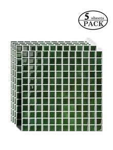 WalDecoo 5/10/20片马赛克自粘防溅瓷砖，10英寸*10英寸自粘墙砖，适用于厨房、浴室、壁炉、房车等。 - 馬賽克 - 查看 18