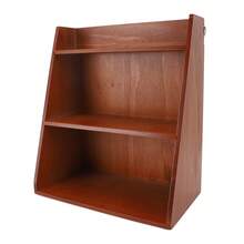 Étagères de rangement de bureau - Acajou - Voir 6