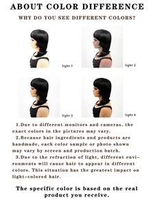 Short Layered Pixie Cut With Bangs Mullet Wig For Women Full Machine Made Synthetic Heat Resistant Wigs Multicolor For Daily Life,Cosplay - Multicolor - View 9