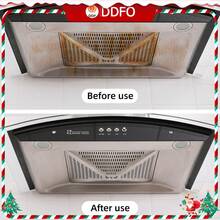 12PCS Universal Cooker Hood Filter Replacement Paper Cooker Hood Filter Paper Grease Extractor Fan Cut To Size From Ddf The Best Price - 1 - View 3