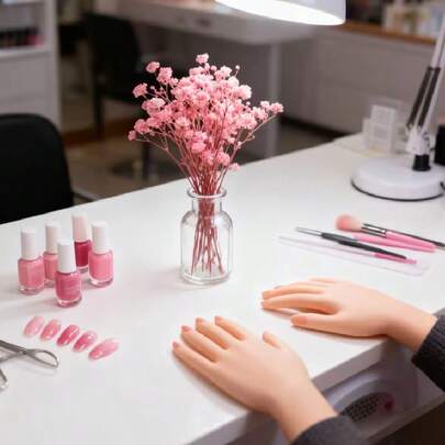 55pcs Pink Mini Dried Babies Breath, Ivory Flowers, Vase Decor, Wedding Home Office Party Garden Card Making Decoration, Home Decor, For DIY Art, Christmas, Thanksgiving, Wedding, Party Decoration, Bouquet, Card Making, Vase And Frame Decor