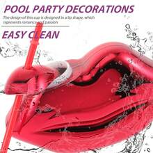 70年代复古迪斯科杯，配有可爱红唇吸管，鸡尾酒杯，塑料派对杯，适合情人节、生日、热带风情派对、夏威夷派对等场合。 - 彩色 - 查看 8