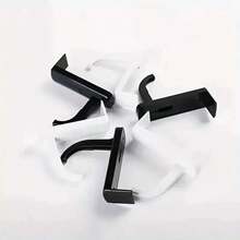 1pc Multi-Functional Black Headphone Hanger Hook, Compatible With Computer Headphones, Headsets, Can Be Installed On Monitor, Desktop PC, Wall, Also Suitable For Gaming Devices Storage. Compact And Sturdy, Stable Support, Space-Saving, Tidy Desktop Storage, Practical Gift, Ideal Accessory For E-Sports And Office Desk Organization. - Black - View 12
