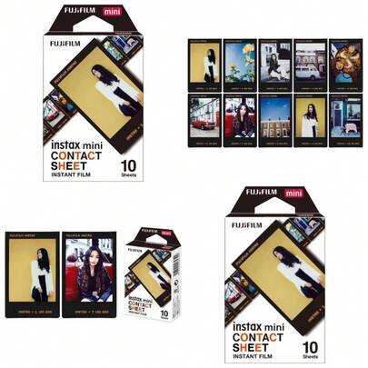 Mini Instant Film For Contact Sheets 10 Exposures Pack