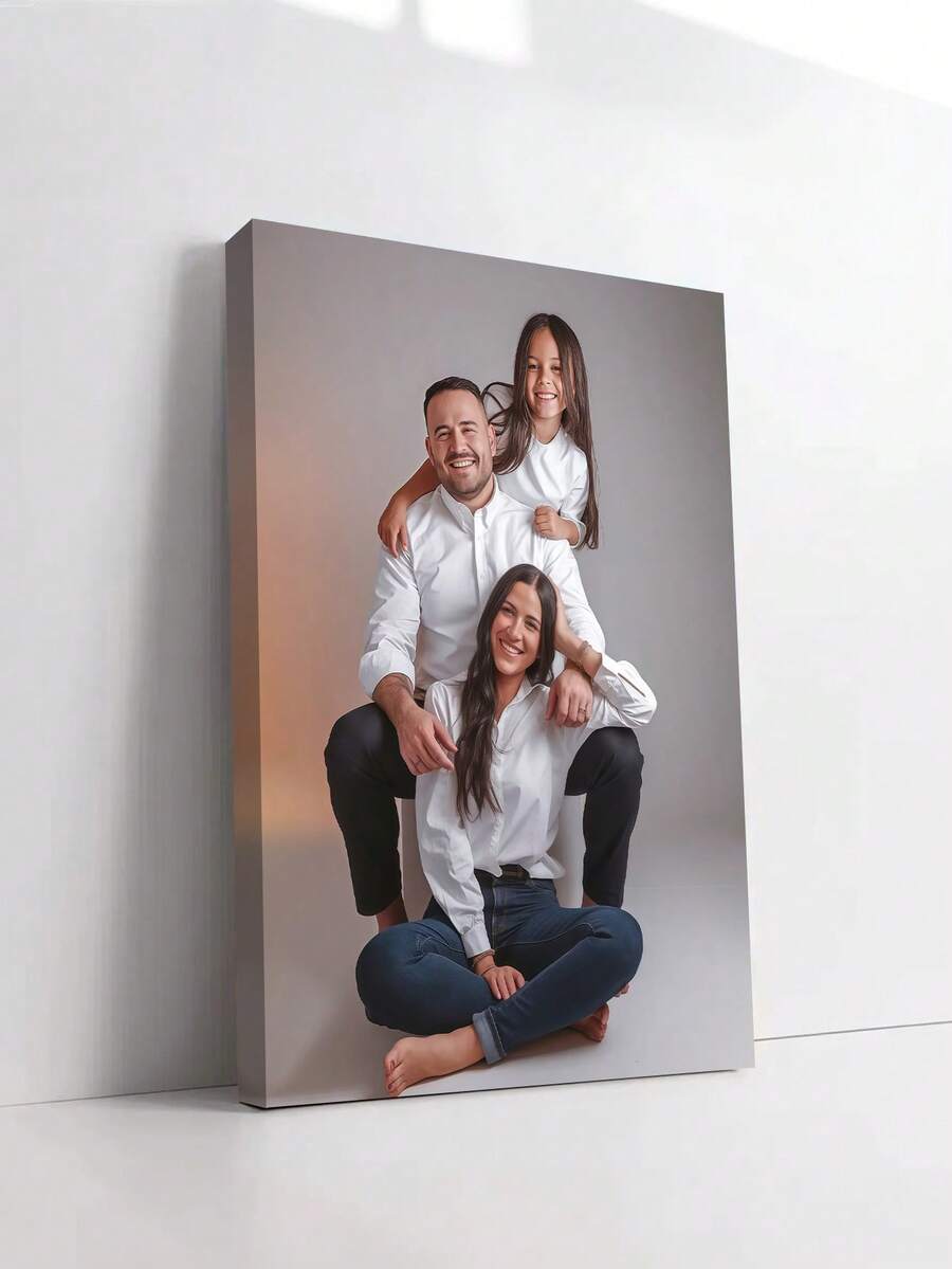 1pc Customized Canvas Wall Art, Personalized Frameless Poster, Cozy Indoor Framed Canvas Painting, Suitable For Easter Decoration, Wedding Memento, Mother's Day, Father's Day Gift, Personalized Commemorative Gift, Applicable For Easter, Wedding, Mother's Day, Father's Day, Valentine's Day, Room Decor, Customizable Item, Bedroom Decor, Custom Gift, Picture, Photo, Framed Wall Art, Best Friend Gift, Family Gift, Birthday Gift, Gift For Boyfriend, Girlfriend, Family, Lover, Friend