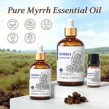 HIQILI 没药精油，100% 纯天然优质没药油，适合滋养和焕活肌肤，可用于香薰机、加湿器、手工皂和蜡烛 - 100毫升旅行装没药精油 / 30毫升滴管装没药精油 / 10毫升没药精油 - Myrrh - 查看 2