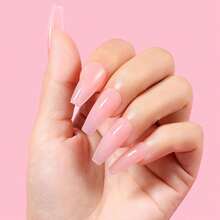 AIMEILI Hema Free 5 In 1 Builder Base Gel, Cruelty Free, Vegan, Strengthener Gel Translucent Gel Polish For Nail Art Manicure 10ML-153 - Màu E - Xem 6