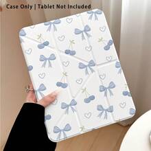 1 chiếc ốp lưng bảo vệ máy tính bảng phẳng bằng acrylic pha lê hình nơ anh đào màu xanh dương kèm chân đế, tương thích với Honor Pad 8/9/10, Honor GT 11.5inch/X7/X8A/X9/X8Pro/X9Pro/V9/V8 Pro, MatePad SE 11inch/MatePad 11inch/11.5inch, MatePad Pro và các mẫu phổ biến khác của Apple thế hệ thứ 10/11. - Nhiều màu - Xem 4