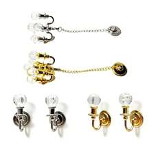 Bộ 1/2/4 món đồ nội thất thu nhỏ cho nhà búp bê, mô hình đèn treo mini sống động như thật, đèn tường mô hình nhà cửa, đèn trang trí tiểu cảnh rêu phong, nhiều màu sắc, không cần nguồn điện, tiểu cảnh thu nhỏ, tự làm cảnh nhà thu nhỏ, trang trí nhà búp bê. - Nhiều màu - Xem 2