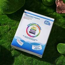 50/80/100 ورقة ماصة للألوان، 91 جرام/م2 - تمنع انتقال الألوان أثناء الغسيل، ماص للصبغة للغسيل المختلط، يحافظ على إبراز ألوان الملابس - أبيض - مشاهدة 14