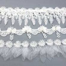 (1yards/Piece) White Water-Soluble Mesh, Lace, Lace Fabric, Holiday Party Gift, Handmade DIY Material - Mixed Colors - View 8