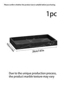 1pc/2pcs Kitchen Storage Trays, Decorative Kitchen Soap Dish Holders, Bathroom Countertop Storage Trays, Vanity Silicone Trays, Suitable For Holding Cosmetics, Perfumes, Candles, Keys, Etc., And Can Be Used In Toilet Tanks, Sinks, Etc. - Nhiều màu - Xem 9