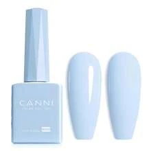 CANNI Light Blue Gel Nail Polish, 1Pcs Baby Blue Gel Polish Pastel Blue Color Nail Polish Gel High Gloss Soak Off U V Gel Nail French Nail Manicure Salon DIY - ColorA - 查看 1
