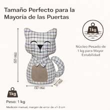 Tope de Puerta Decorativo Multifunción, Sujeta Puertas Antiviento, Diseño Suave, Ideal para Dormitorio, Habitación Oficina - MO-19 - Ver 3