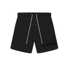 Fear Of God Essentials Black Bonded Sweat Shorts (Jet Black) - Multicolor - View 2