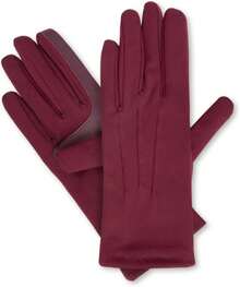 Isotoner Women'S Spandex Cold Weather Stretch Gloves With Warm Fleece Lining - ColorC - 查看 4