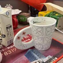 Ceramic Cup Coffee Cup Water Cup Mug Tea Cup Cup Meeting Room Office Personal Dedicated Japanese Style Ceramic Floral Pattern Couple - Multicolor - View 4