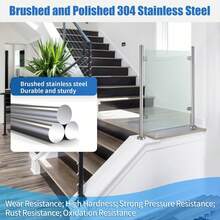 110cm Glass Balustrade Posts, Stainless Steel Balustrade Posts Balustrades - 1 - View 3